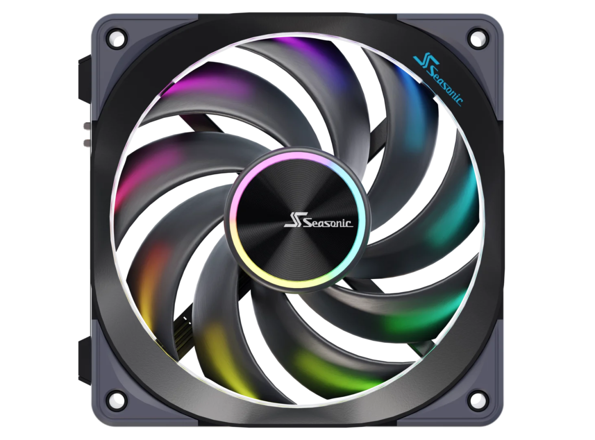 Seasonic MagFlow ARGB 120 mm PWM Case Fan | SS - MF12025L - Vektra Computers LLC Seasonic MagFlow ARGB 120 mm PWM Case Fan | SS - MF12025L - Vektra Computers LLC